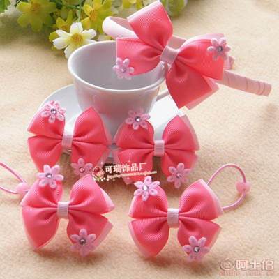 【可瑞兒童甜美紗質蝴蝶結韓版頭箍發箍發夾精品頭飾發飾廠家直批】六盤水市鐘山區德宏社區可瑞飾品店 - 產品庫